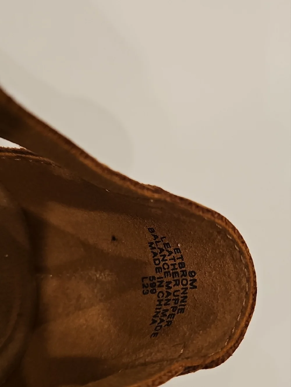Earth Origins Bronnie Medium Natural Leather Ankle-Strap Flats Sandals Women 9M - Picture 7 of 8